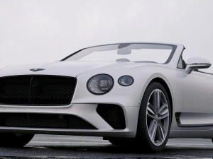 bentley continental gt convertible 2019 3D Model