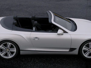 bentley continental gt convertible 2019 3D Model