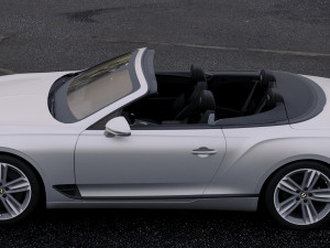 bentley continental gt convertible 2019 Model 3D