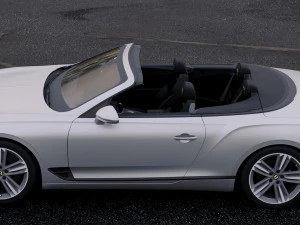 bentley continental gt convertible 2019 3D Model