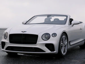 bentley continental gt convertible 2019 3D Model
