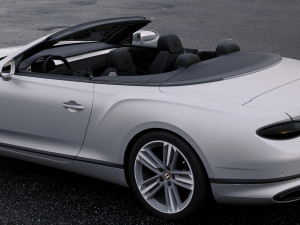 bentley continental gt convertible 2019 Model 3D