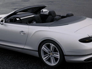 bentley continental gt convertible 2019 3D Model