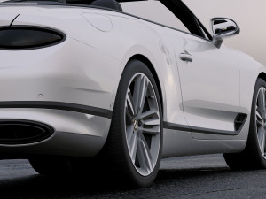 bentley continental gt convertible 2019 Model 3D