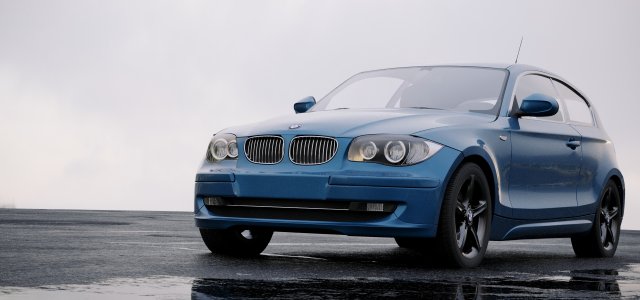 1 series hatchback 2009 Model 3D .c4d .max .obj .3ds .fbx .stl .blend 
