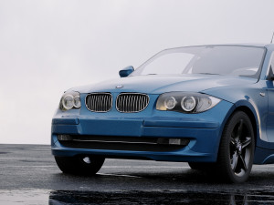 1 series hatchback 2009 Modello 3D