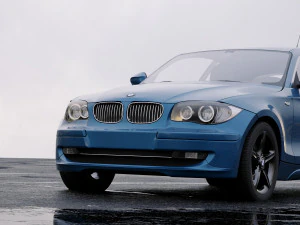 1 series hatchback 2009 3D Model