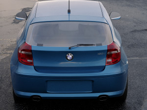1 series hatchback 2009 Model 3D