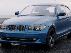 1 series hatchback 2009 Model 3D