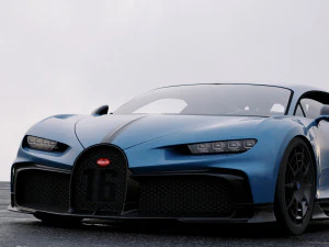 bugatti chiron pur sport 2020 3D Model
