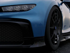 bugatti chiron pur sport 2020 3D Model