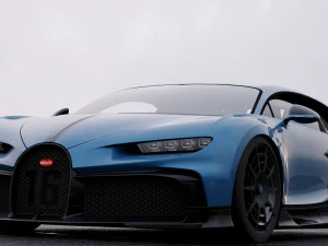 bugatti chiron pur sport 2020 3D Model