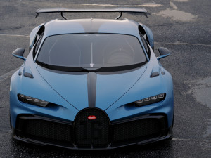 bugatti chiron pur sport 2020 Model 3D