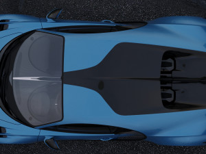 bugatti chiron pur sport 2020 Model 3D