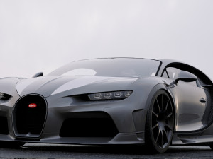 bugatti chiron super sport 2020 3D Модель