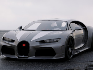 bugatti chiron super sport 2020 3D Модель