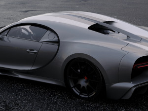 bugatti chiron super sport 2020 3D Модель