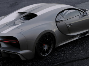 bugatti chiron super sport 2020 3D Модель