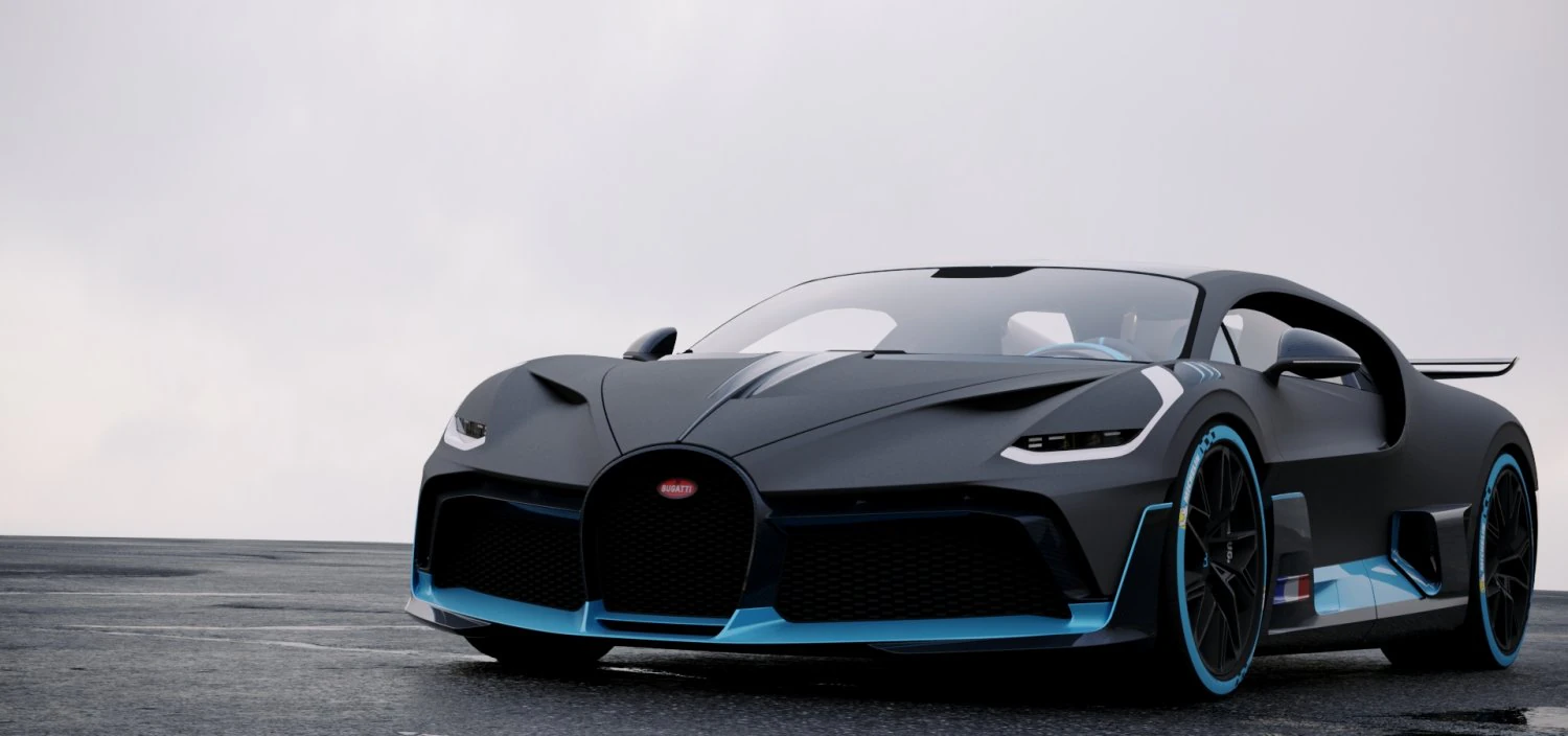 bugatti divo 2020 3D Model .c4d .max .obj .3ds .fbx .stl .blend