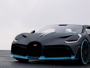 bugatti divo 2020 Modello 3D