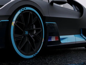 bugatti divo 2020 3D Model