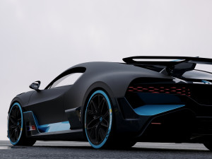 bugatti divo 2020 Modello 3D