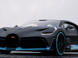 bugatti divo 2020 Modello 3D