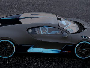 bugatti divo 2020 Modello 3D