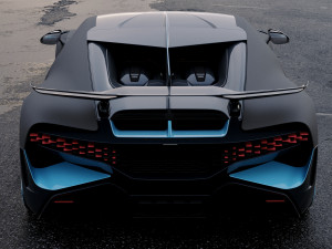 bugatti divo 2020 Modello 3D