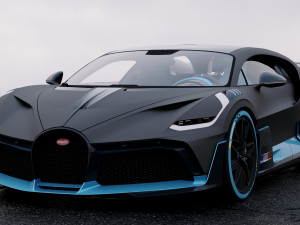bugatti divo 2020 Modello 3D