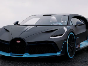 bugatti divo 2020 3D Model