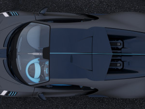 bugatti divo 2020 Modello 3D