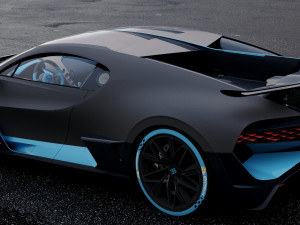 bugatti divo 2020 Modello 3D