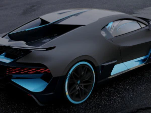 bugatti divo 2020 3D Model