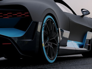 bugatti divo 2020 Modello 3D