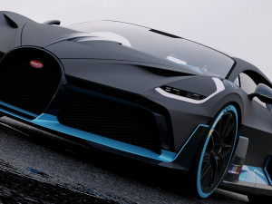 bugatti divo 2020 Modello 3D