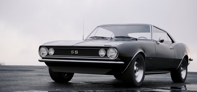 chevrolet camaro 1967 Model 3D .c4d .max .obj .3ds .fbx .stl .blend 