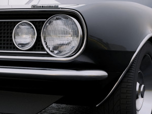 chevrolet camaro 1967 Model 3D