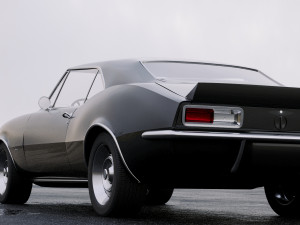 chevrolet camaro 1967 Model 3D