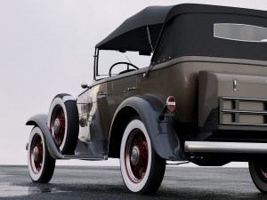 chevrolet confederate 4-door phaeton 1932 Modèle 3D
