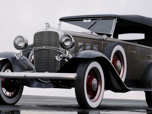 chevrolet confederate 4-door phaeton 1932 Modèle 3D