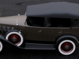 chevrolet confederate 4-door phaeton 1932 Modèle 3D