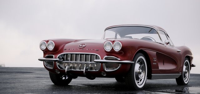 chevrolet corvette 1962 3D Model .c4d .max .obj .3ds .fbx .stl .blend 