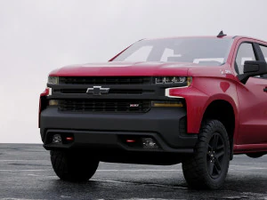 शेवरले सिल्वरडो 1500 2018 3D मॉडल