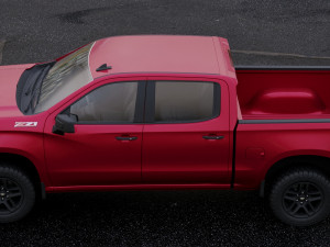 chevrolet silverado 1500 2018 3D Model