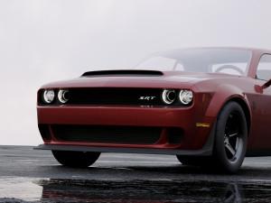 dodge challenger srt demon 2018 3D Model
