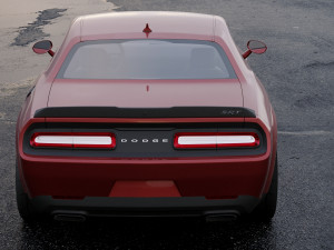 dodge challenger srt demon 2018 Model 3D