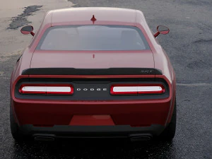 dodge challenger srt demon 2018 3D Model