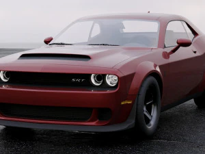 dodge challenger srt demon 2018 3D Model
