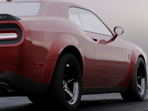 dodge challenger srt demon 2018 Model 3D